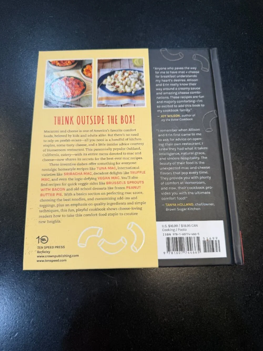 The Mac & Cheese Cookbook Homeroom Restaurant